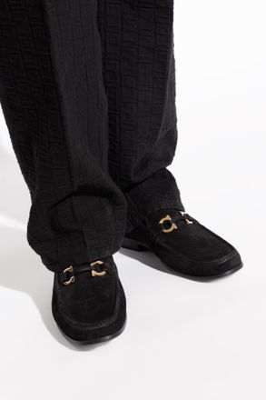 Ferragamo Shoes Of Type Loafers, Mens, Black