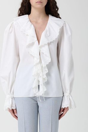 Alberta Ferretti Camicia Alberta Ferretti in cotone con rocuhes