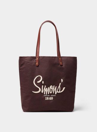 Simons Womens Organic cotton 1840 tote bag Our History, Our Heritage Collection