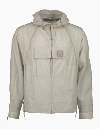 C.P. Company Mens Metropolis Pertex Hooded Jacket - Tan - Size: 38/Regular