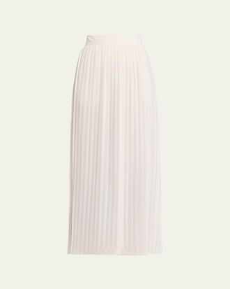 Toccin Dillon Pleated Maxi Skirt