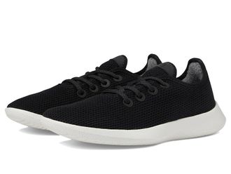 Allbirds Tree Runner Womens Shoes Jet Black (White) : 11 B - Medium, Synthetic