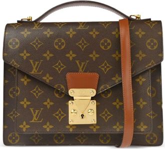 Louis Vuitton Borsa a mano Monceau 28 two-way 2003 - Marrone