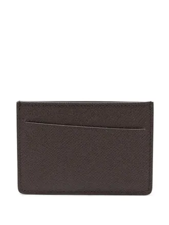 Maison Margiela stitch-detail cardholder - Brown