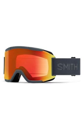 Smith Squad 203mm ChromaPop Snow Goggles in Slate /Chromapop Red Mirror at Nordstrom