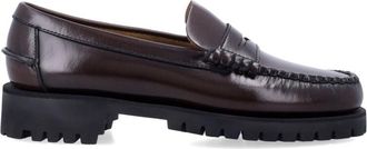 Sebago Burgundy Leather Loafers