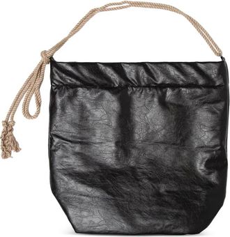 Muller Of Yoshiokubo rope-handle shoulder bag - women - Nylon/Polyurethane - One Size - Black