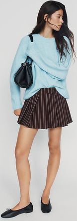 Maeve Kiki Printed Pleated Skort