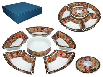 OEM Piatto In Ceramica Per Servire Snack, Piatto Girevole, Vassoio Girevole