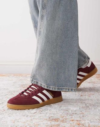adidas Originals Handball Spezial - Sneakers bordeaux e bianche-Rosso
