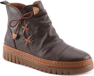 Spring Step Vandis Bootie in Dark Brown at Nordstrom, Size 10.5-11Us