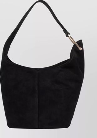 Michael Michael Kors suede shoulder bag gold hardware