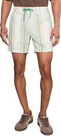 Chubbies The Stripe Teases (Off-Duty Shorts) Mens Shorts White-striped : 2XL, Polyester/Rayon/Spandex