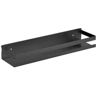 OEM Estante De Pared De 40 Cm, Estante Moderno Para Ducha De Ba&ntilde;o, Acero Inoxidable Sus304, Negro Mate - Crezuo