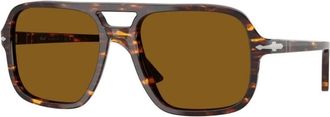 Persol Heren, Accessoires, Bruin, Maat: 58 MM