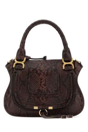 Chlo&eacute; Dark Brown Marcie Small Shoulder Bag