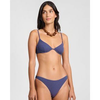 Onia Liana Bikini Top in Purple Multi at Nordstrom, Size Medium