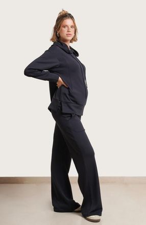 Nom Maternity Naomi Lounge Pant in Navy at Nordstrom, Size X-Small