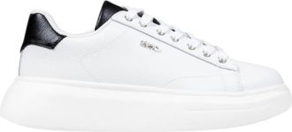 Liu Jo Moderne Eco-Leren Sneakers met Metalen Details - Dames - Sneakers - Wit - 38 EU - Leer - Schoenen