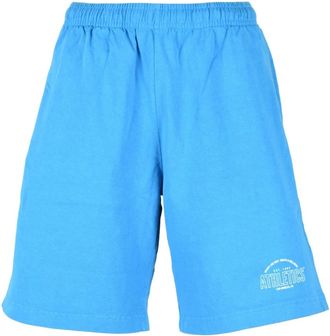 Sporty & Rich Casual Shorts - Dames - Korte Broeken - Blauw - S - Katoen - Korte Broeken