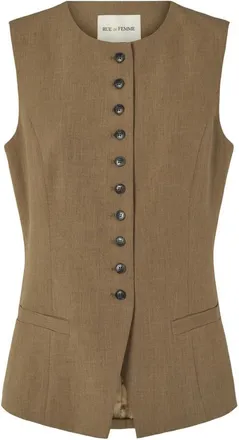 Rue de Femme RUE de Femme, Jassen, Dames, Beige, M, Vest