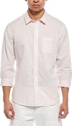 Vince Linen-Blend Button-Down Shirt