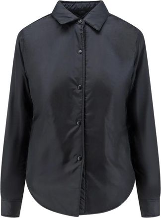 Aspesi Glue Shirt Jacket - Dames - Overhemden - Zwart - XL - Overhemden