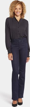 NYDJ Barbara Bootcut Jeans Donkerblauw Premium Denim (Petite)