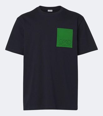 Loewe T-shirt Double L in jersey di cotone