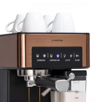 Klarstein Klarstein Portafiltro Arabica Comfort 1350w 20 Bar 1,8l Panel De Control T&aacute;ctil