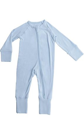 Kindred Bravely Zip Up Baby Pajamas in French Blue at Nordstrom, Size Newborn