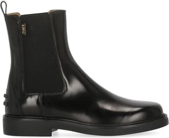 Tod's Chelsea Boots - Dames - Chelseaboots - Zwart - 36 EU - Leer - Schoenen