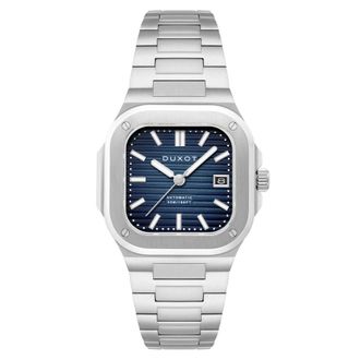 Duxot Quadrata Automatic Blue Dial Mens Watch DX-2073-11