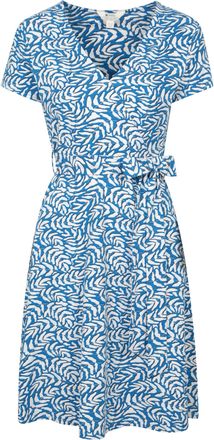 Mountain Warehouse Dames Santorini UV Jersey Wrap Jurk (Felblauw)