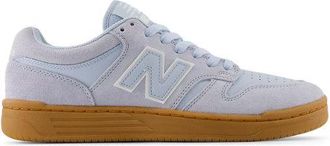 New Balance Unisex NB Numeric 480 en Azul/Blanco, Gamuza/Malla, Talla 40.5