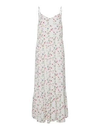 Pieces Womens Pcfya SL Ankle Dress WVN Bc, Cloud Dancer, M