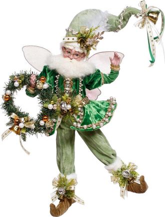 Mark Roberts Christmas Wreath Fairy, Medium in Emerald Green at Nordstrom