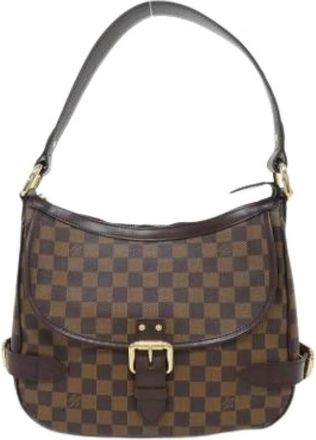 Louis Vuitton Pre-owned Shoulder Bags, female, Brown, Size: ONE SIZE Pre-owned Vintage Damier Ebene Shoulder Bag