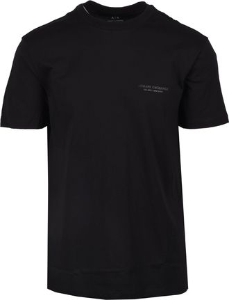 A|X Armani Exchange Mens T-Shirt Black Cotton - Size X-Large