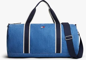 Tommy Hilfiger Denim Duffel Bag - Medium Wash Denim