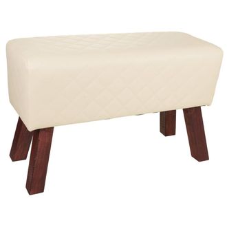 Wanderlust Deco Wanderlust Deco - Taburete Tapizado Blanco 72x30x47