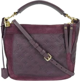 Louis Vuitton Pre-owned Shoulder Bags, female, Purple, Size: ONE SIZE Pre-owned Vintage Canvas Shoulder Bag