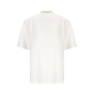 The Attico T-Shirts, female, White, XS, Embroidered T-Shirt