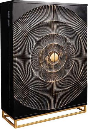 Global Interiors Massivholz Barschrank Brilliant Sunset - 140 x 95 cm