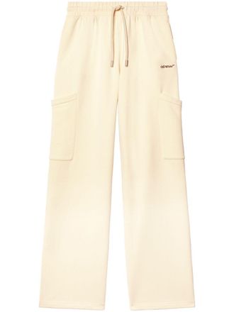 Off-white Bookish New track pants - women - Cotton - M - Neutrals