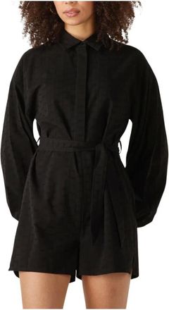 Refined Department Refined Department, Jumpsuits & Playsuits, Dames, Zwart, S, Zwarte Elegante Jumpsuit Delphine