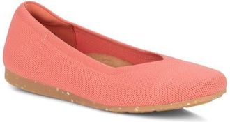 Ros Hommerson Niki Ballet Flat in Coral Knit at Nordstrom, Size 10.5