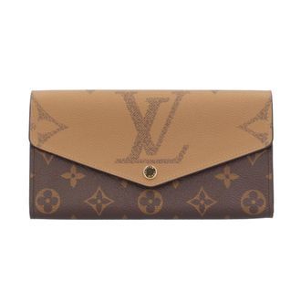 Louis Vuitton Monogram Brown Monogram Canvas Long Wallet (Bi-Fold) (Pre-Owned)