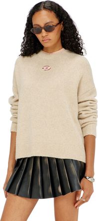 Diesel Jumper in wool and alpaca blend - Knitwear - Woman - Beige