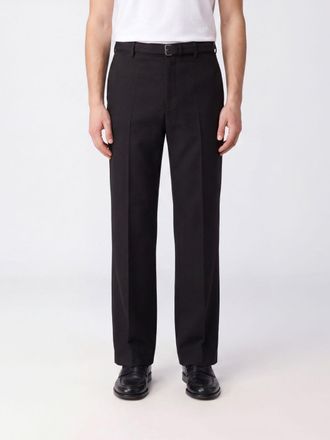 Dries Van Noten Pantaloni sartoriali in lana con gamba larga e pince